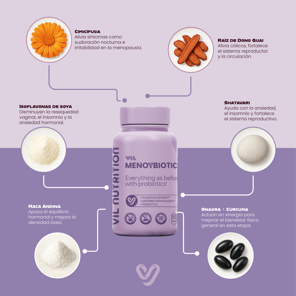 VIL MenoYBiotic - Tratamiento menopausia