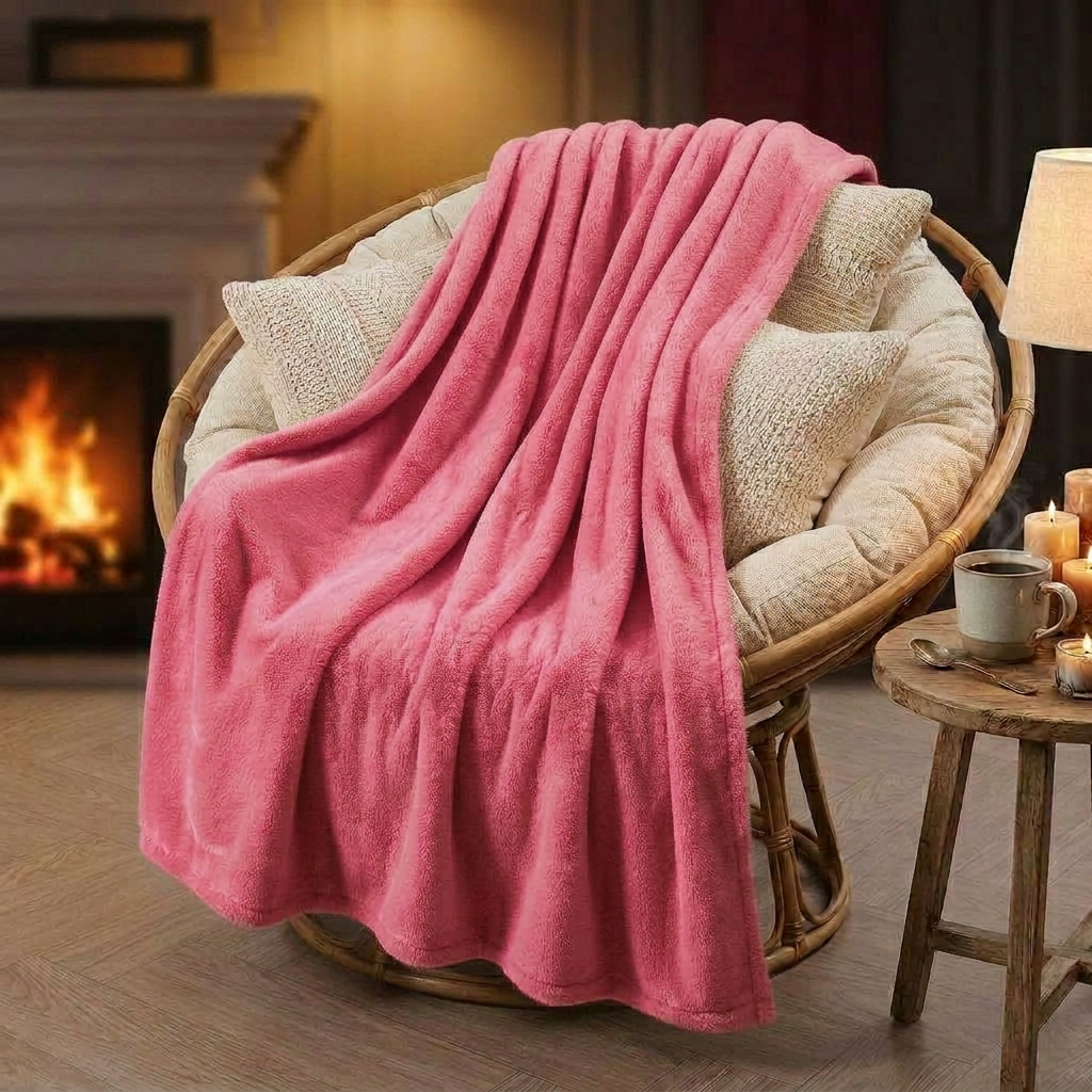 COBIJA PIEL DE CONEJO PREMIUM 220 x 210 cm